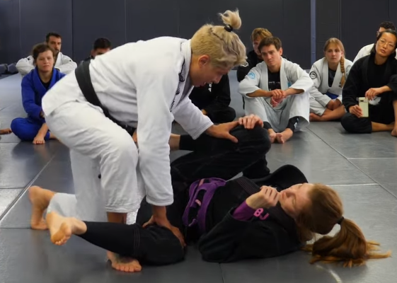 Outside thigh pin passing